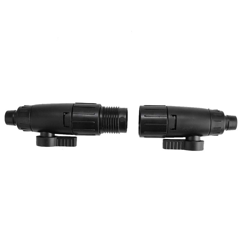 Tnfeeon Aquarium Hose Valve, Fish Hose Pipe Quick Release Connector Adapter Aquarium Filter Connector(12Mm/0.5Inch)