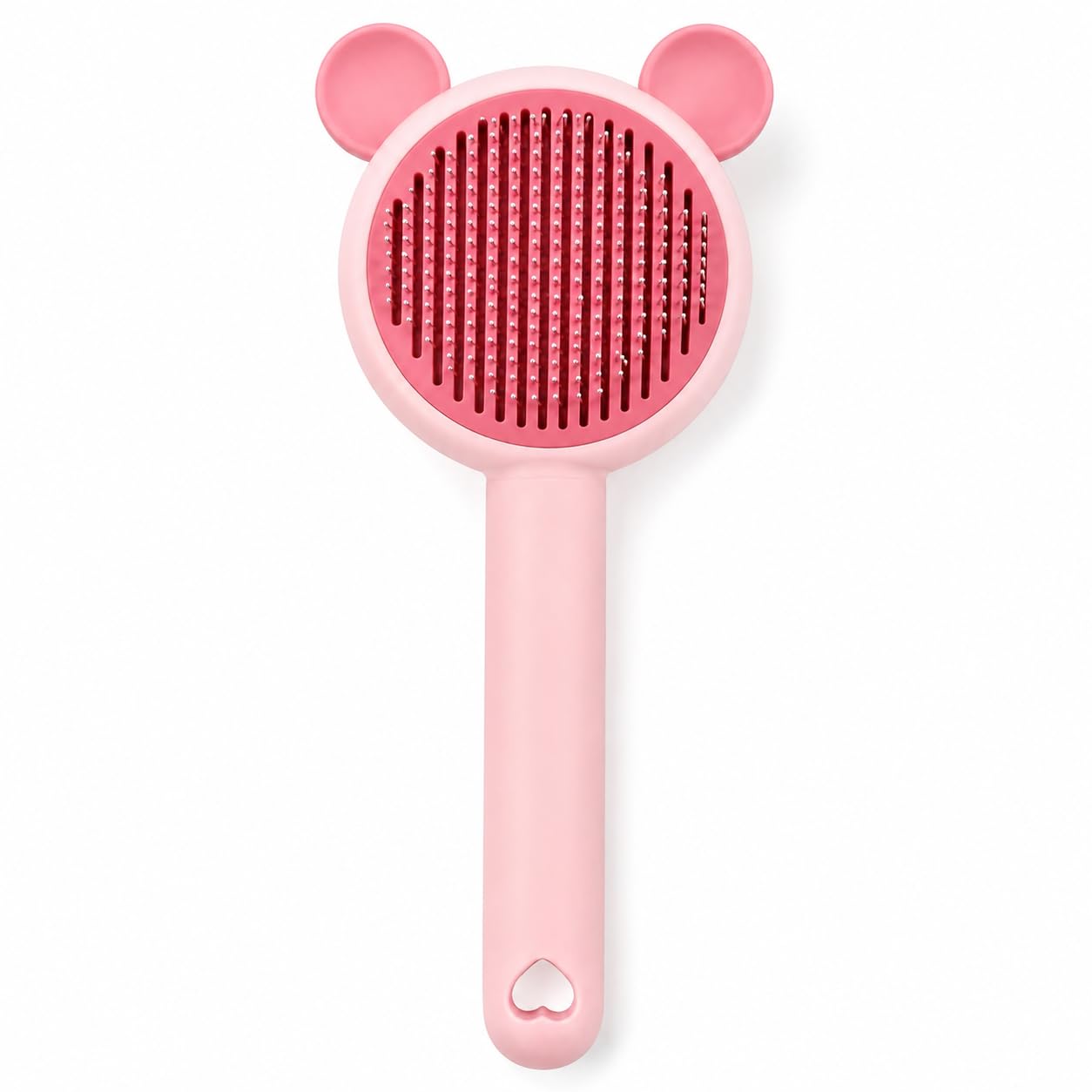Pridhiy Global Pet Grooming Brush | Self Cleaning Dog & Cat Hair Brush | Pet Comb For Removing Loose Fur, Tangles & Shedding Hai