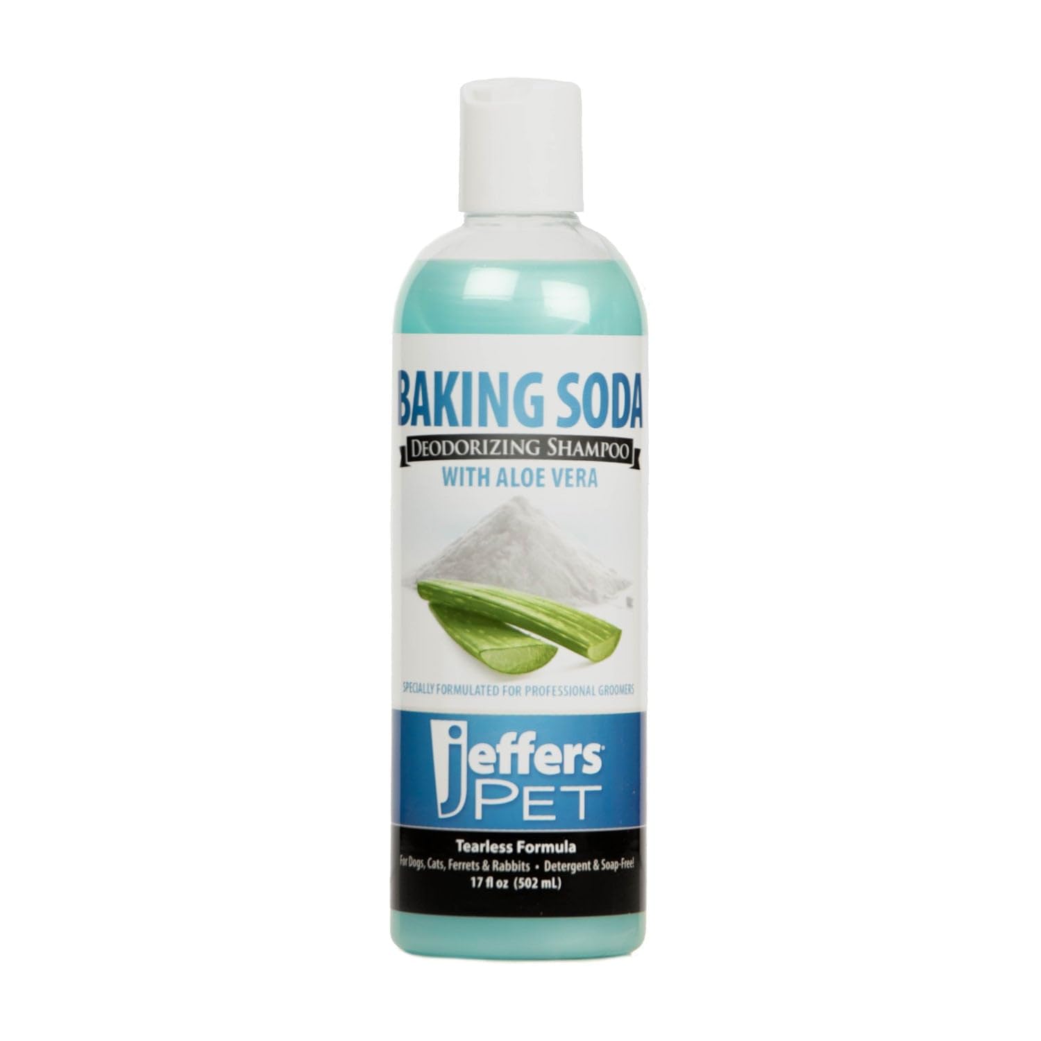 Jeffers Pet Baking Soda Pet Shampoo - Deodorizing Dog & Cat Wash With Aloe Vera, Deep Cleansing & Odor Control, Gentle For Sensi