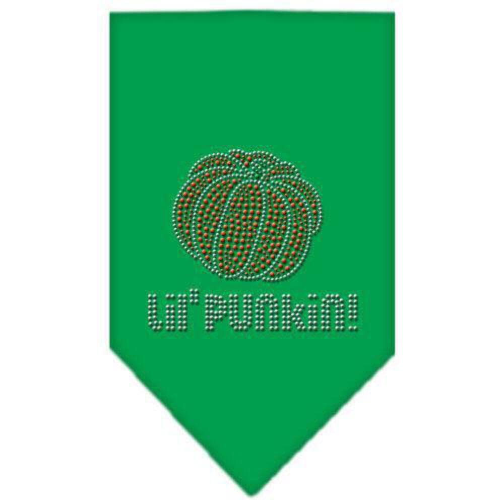 Halloween Pet and Dog Bandana Rhinestone, Lil Punkin Cocoa Large