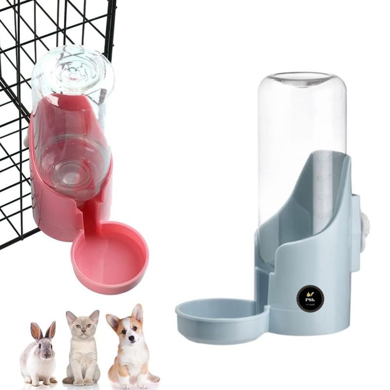 Psk Pet Mart No Leak Rabbit Waterer Feeder, No Drip Water Feeder Water Bowl For Guinea Pig Hamster Chinchilla Ferret Small Anima
