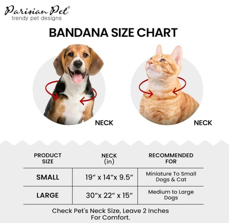 Parisian Pet Dog Bandanas With Printed 'Diva' Word - Classy Tie-On Adjustable Girl Dog Bandana - Dog Scarf For Large Dogs - Washable Triangle Female Dog Bib - Pink Handkerchief For Pets - L