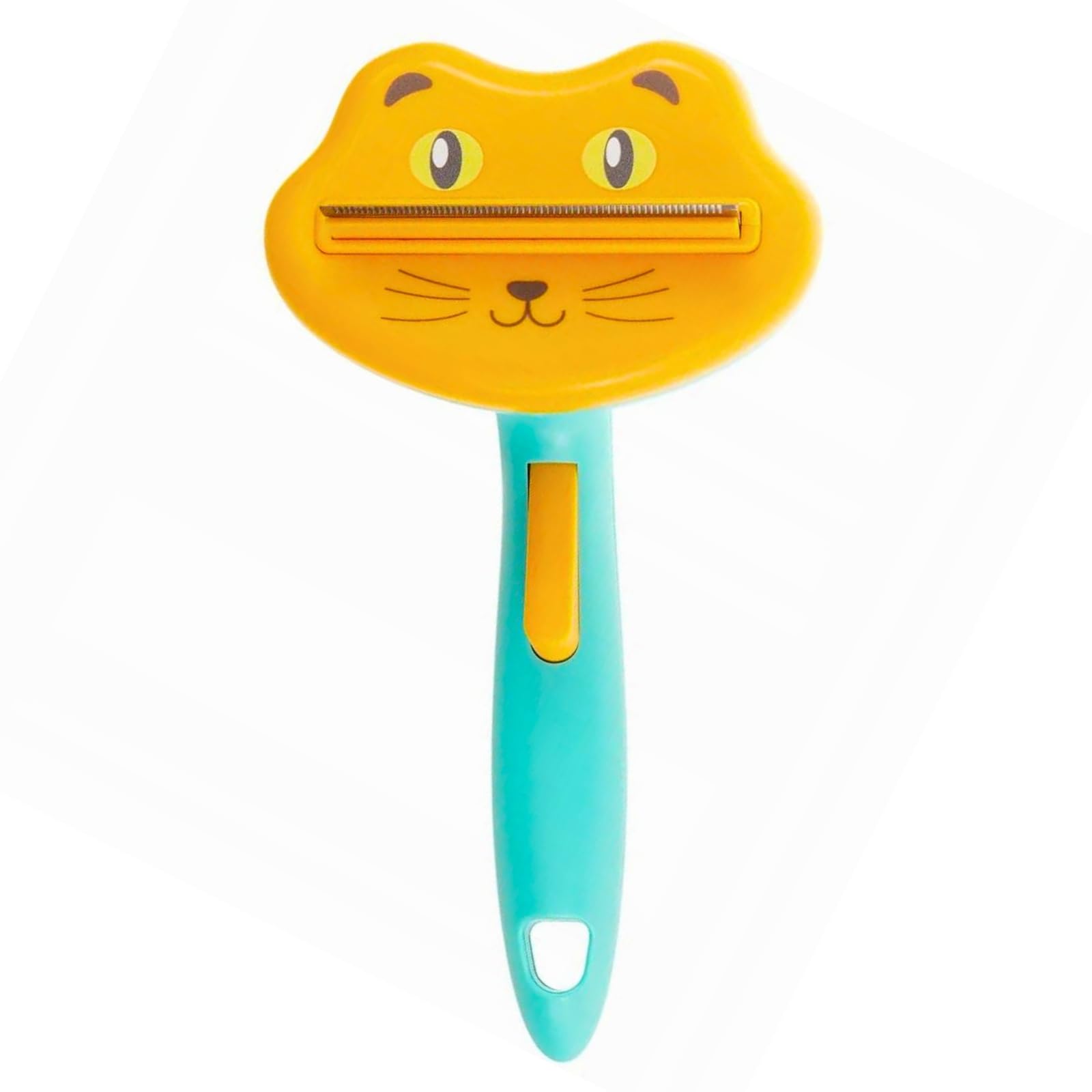Emily Pets Deshedding Brush For Dogs/Cats  Pet Hair Remover Dog & Cat Comb With Stainless Steel | Cat Design Dog Brush & Cat Br
