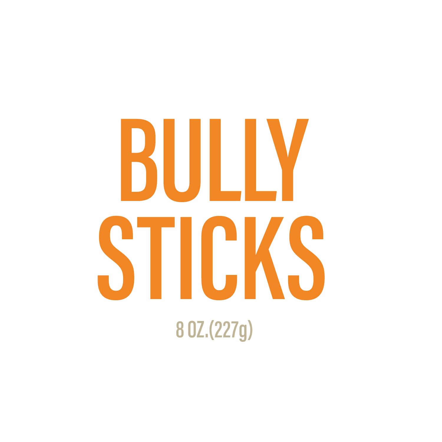 Chewers Joy Bully Sticks (8oz) - Natural Dog Treats - Single Ingredient Long-Lasting Chews, High Protein