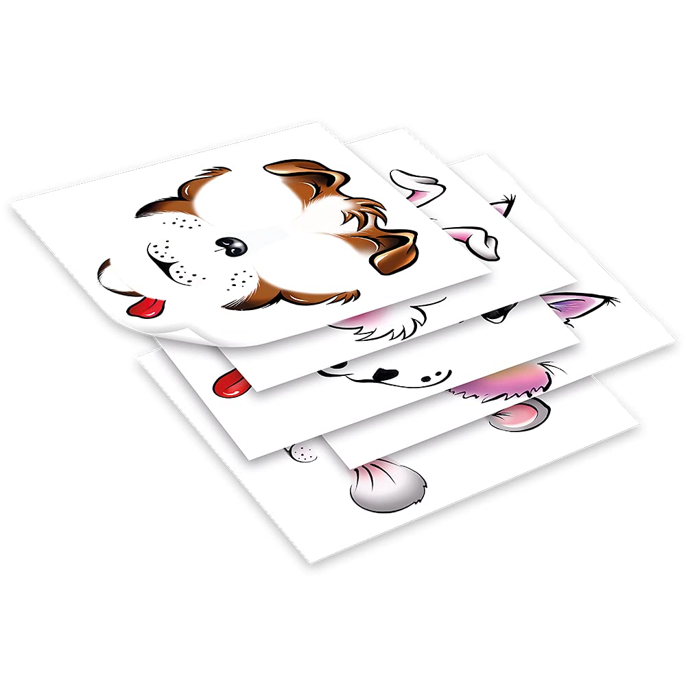 Playmonster Temporary Tattoos Face Paintoos -- Pet Pack -- Face Design For A Face Paint Alternative For Kids Ages 4+, Brown/A
