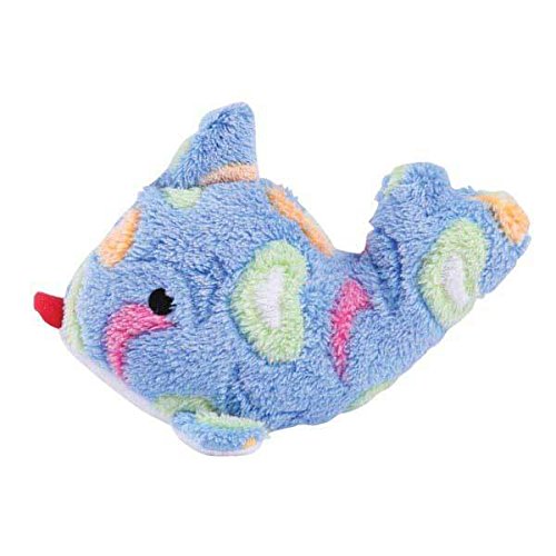 Zanies Sea Charmers Dog Toys Ocean Creature Squeak Toy Seahorse Fish Stingray Sets Too (Pink Stingray)