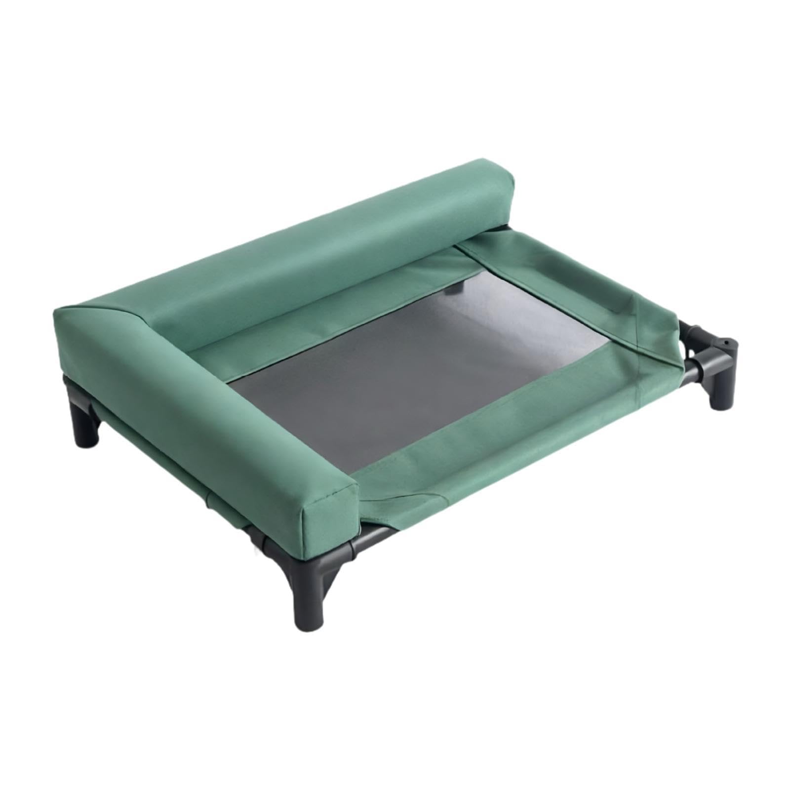 CALANDIS Elevated Dog Bed Detachable Portable Pet Bed for Travel Indoor Outdoor Puppy Green | Beds | Dog Supplies