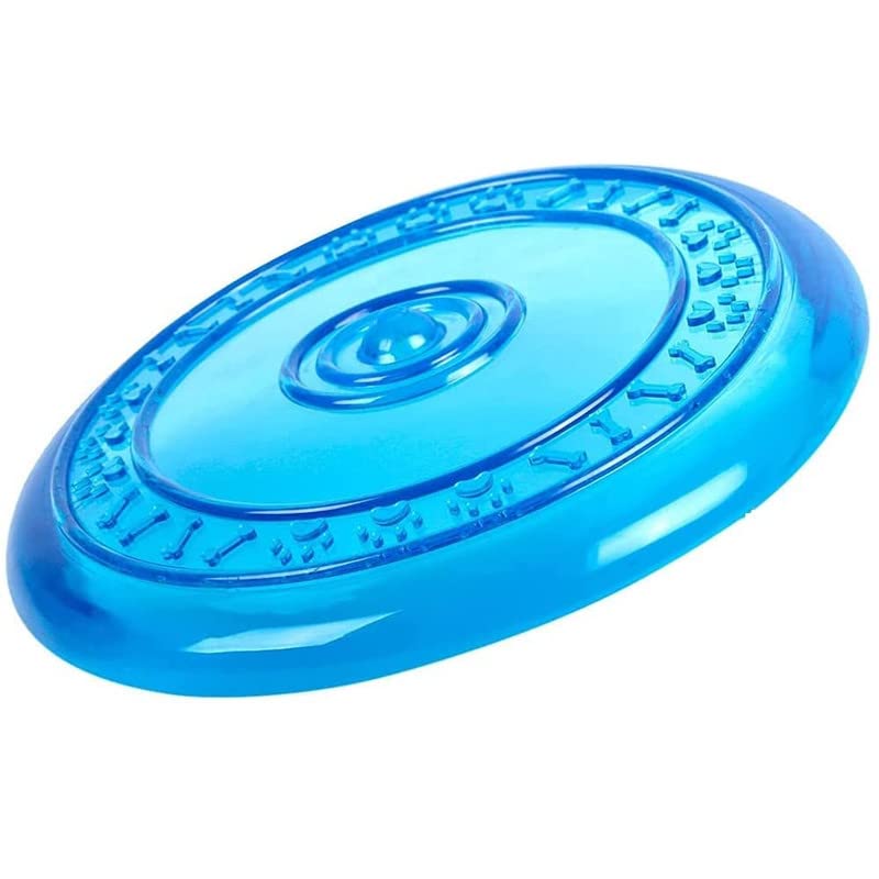 Dog Trust Flyer Rubber Dog Toy Frisbee 9.5 Inches For Puppy/Medium/Large Breed (Pack Of 1) 07