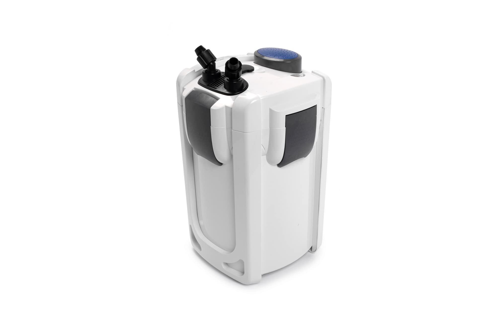 CNZ HW-703B Canister Aquarium Filter 370GPH with Media Kits - White