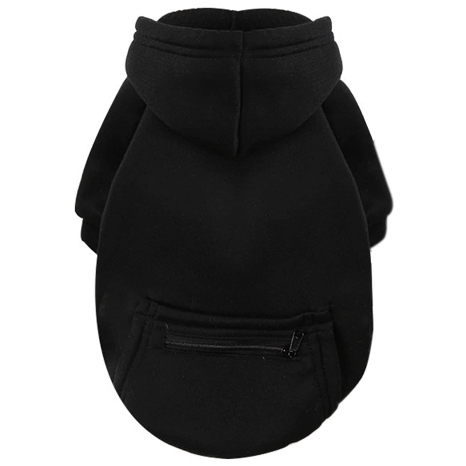 Jecikelon Winter Dog Hoodie Sweatshirts with Pockets Warm Clothes for Small Dogs Chihuahua Coat Puppy Custume Clothing (X-Small,