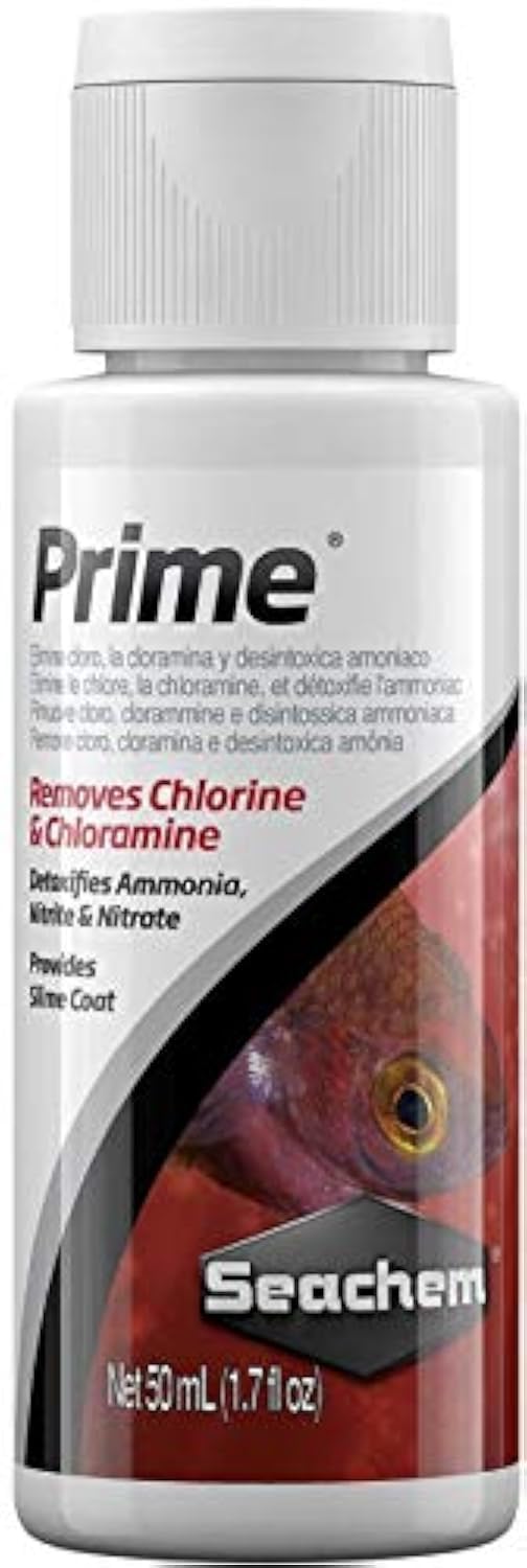 Seachem Prime 50mL - Emergency Ammonia Neutralizer for Saltwater Aquariums