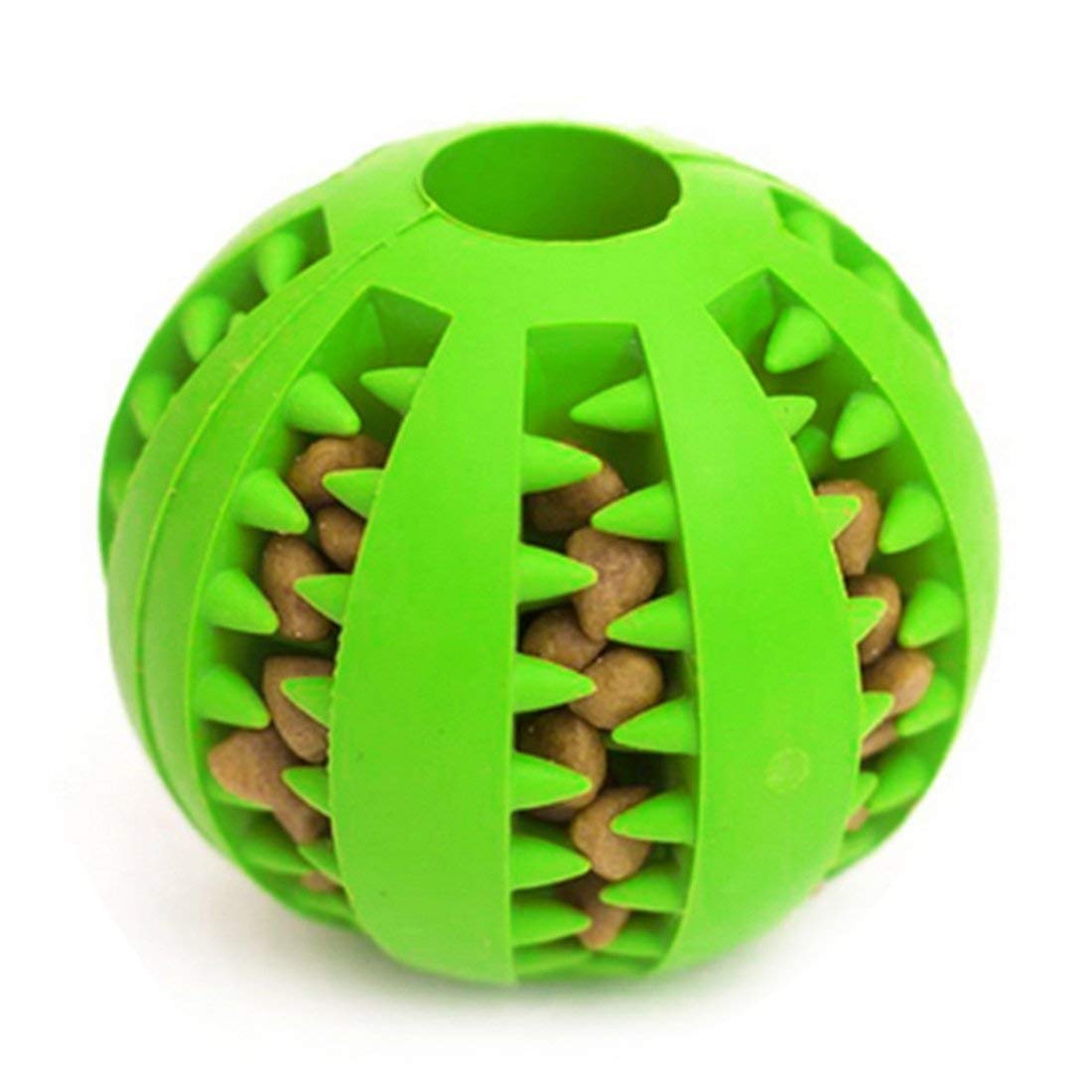 Psk Pet Mart Musical Rubber Squeeze Ball With Spikes For Dogs Colour May Vary_(Pack Of 1)