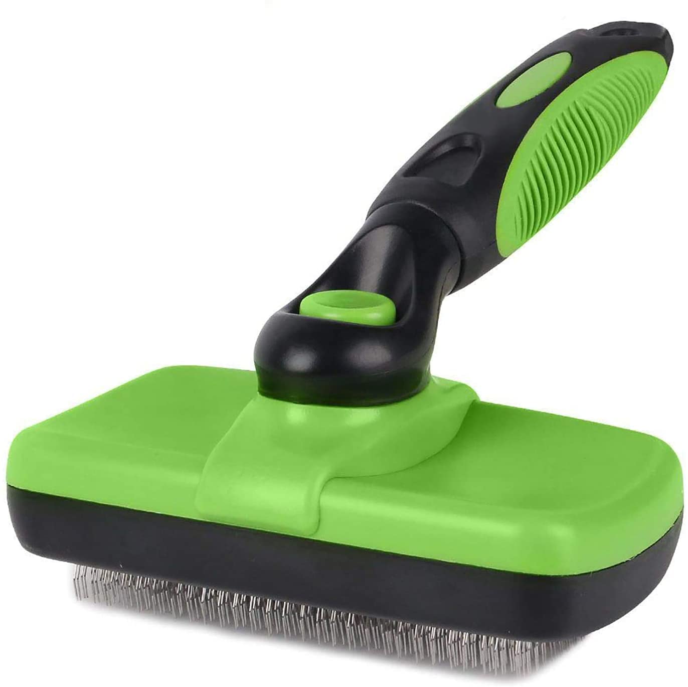 Emily Pets Pet Grooming Brush Self Cleaning Slicker Brushes For Dogs And Cats Long & Thick Hair Best Pet Shedding Tool For Groom