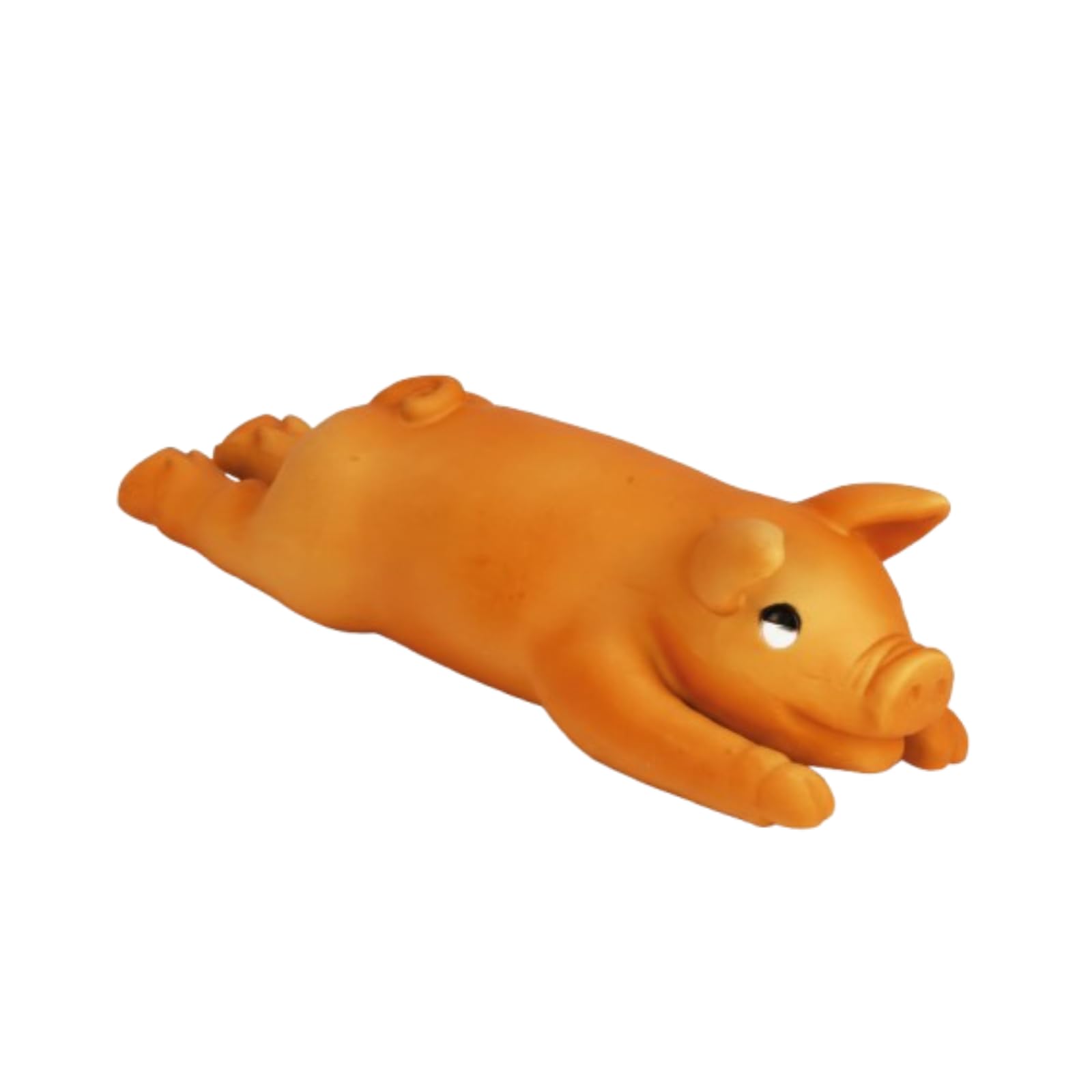 BohoBark Squaky Pig Shape Chew Toy for Dog, Latex NonToxic Dog Chew Yot with Squeaker, Lightweight & Durable, Fun for All Dogs