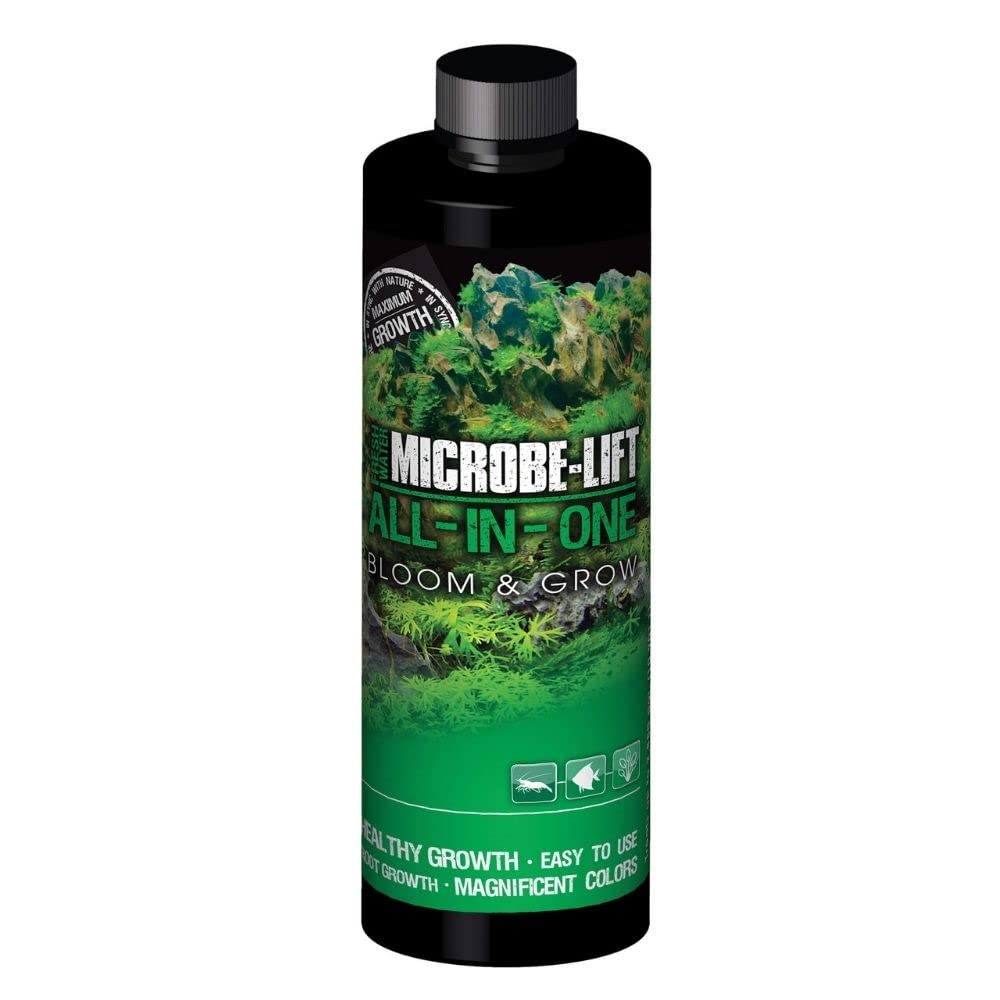MICROBE-LIFT All In One Aquatic Plant Fertilizer, Increases Plant and Root Growth, Improves Coloring, 16oz