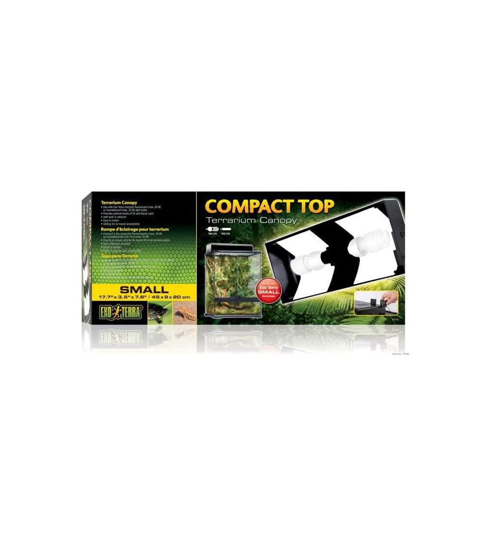 Exo Terra Compact Incandescent Fixture For Pt2605/Pt2607 - 45 Cm,Black