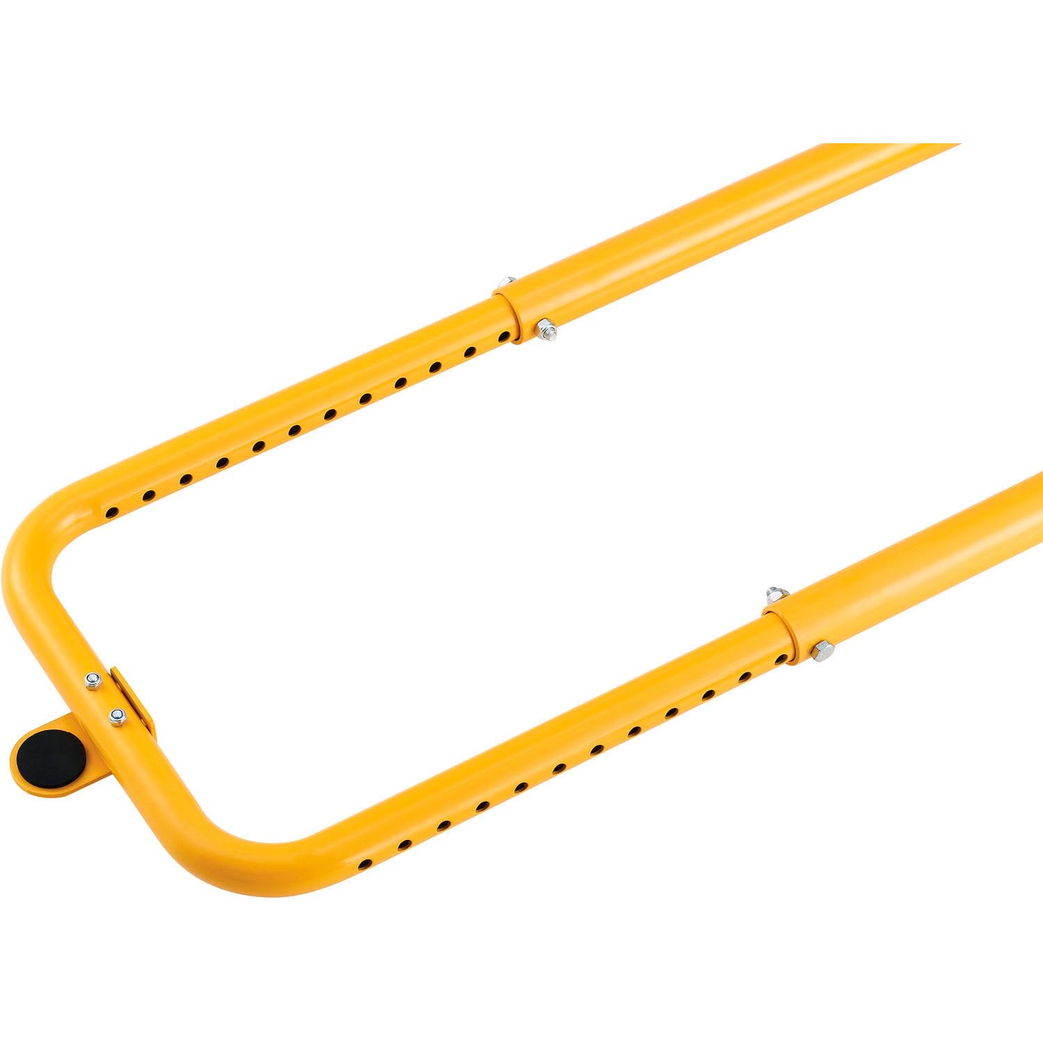 Global Industrial Adjustable Spring-Loaded Safety Swing Gate, 24 to 40 W Opening, Self-Closing Safety Gate, Powder Coated High-V