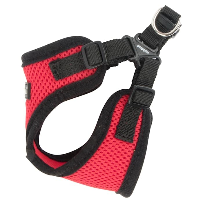 Puppia Red Soft Harness for Dogs, Large Pet Vest, Comfortable and Durable, Perfect for Outdoor Adventures
