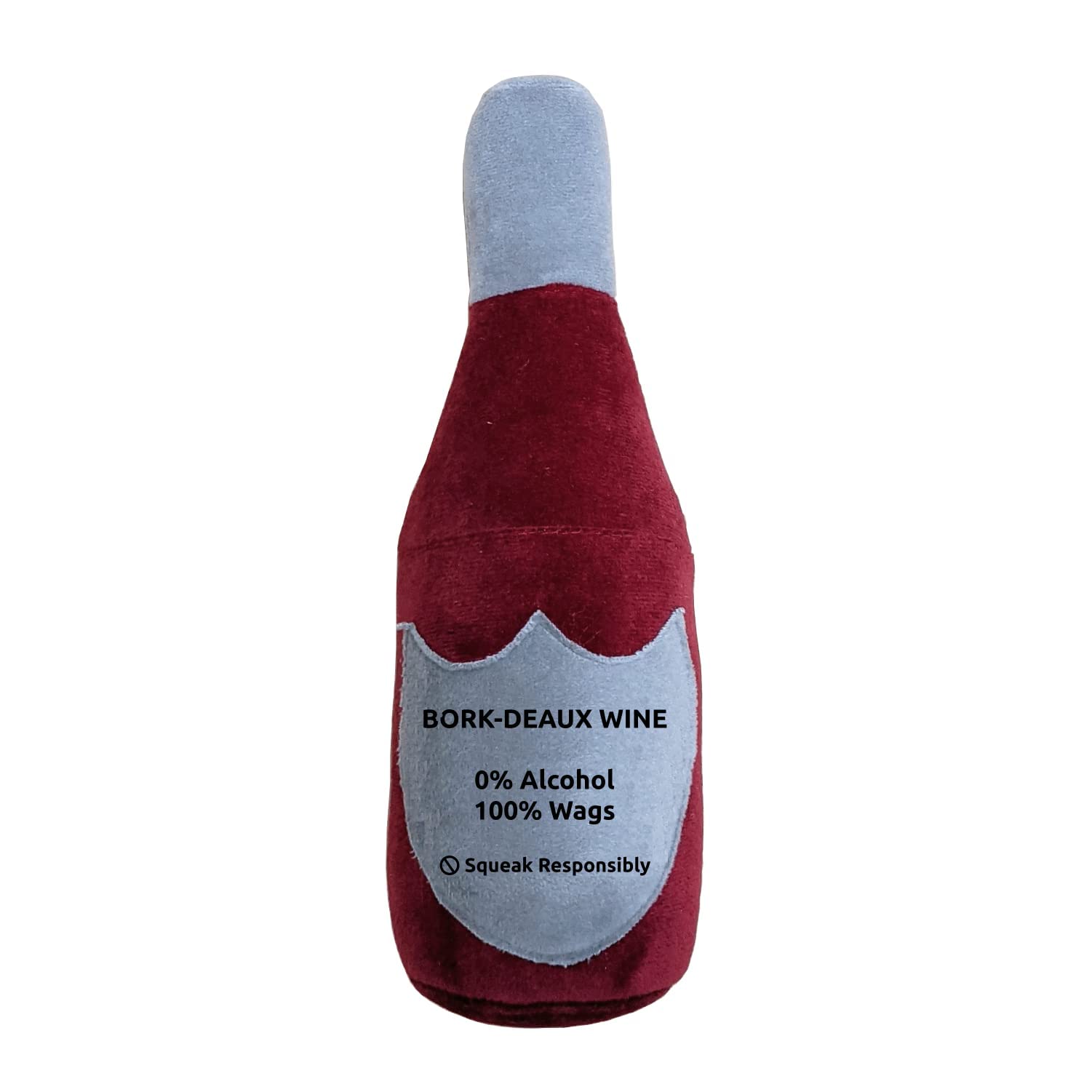 Mutt of Course Borkdeaux Wine Dog Toy