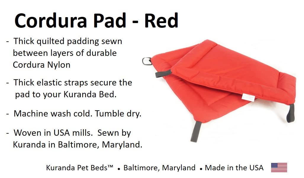 Kuranda Cordura Pad - XX-Large - 50'' x 36'' - Red