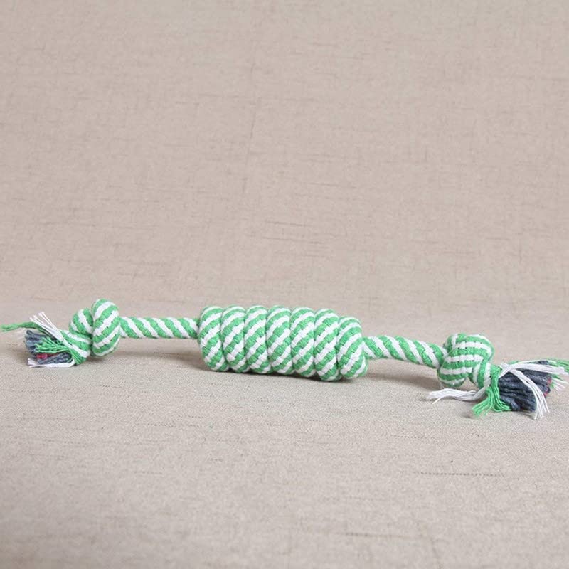 Dog Trust Durable Toffe Knotted Cotton Rope Toys For Teeth Cleaning And Chewing, Small & Medium Dog/Cat/Puppy (Multicolour)