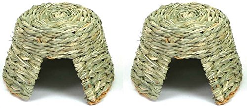 Ware Manufacturing 2 Pack Of Nature Huts, Medium 8 Inch, Chewable Small Pet Hideouts