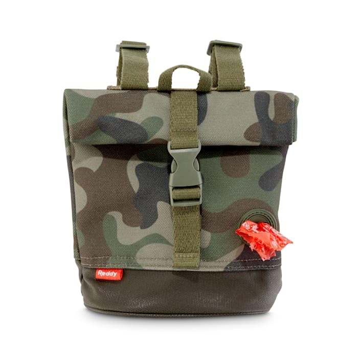 Reddy Camo Canvas Dog Backpack, Small/Medium