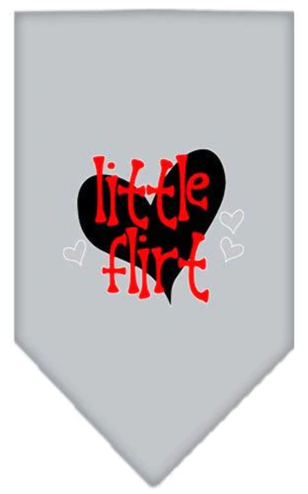 Mirage Pet Product Little Flirt Screen Print Bandana Light Pink Large