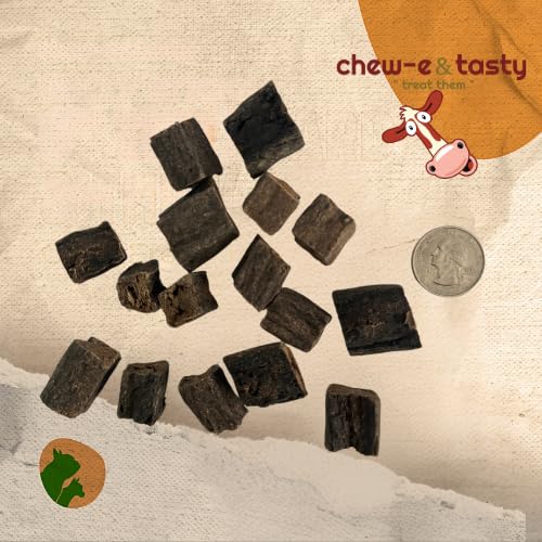 chew-e&tasty Beef Lung & Liver Dog Treats, 1 LB - Dehydrated High-Protein Dog Treats, Grain-Free, Low-Odor, Suitable for All Bre