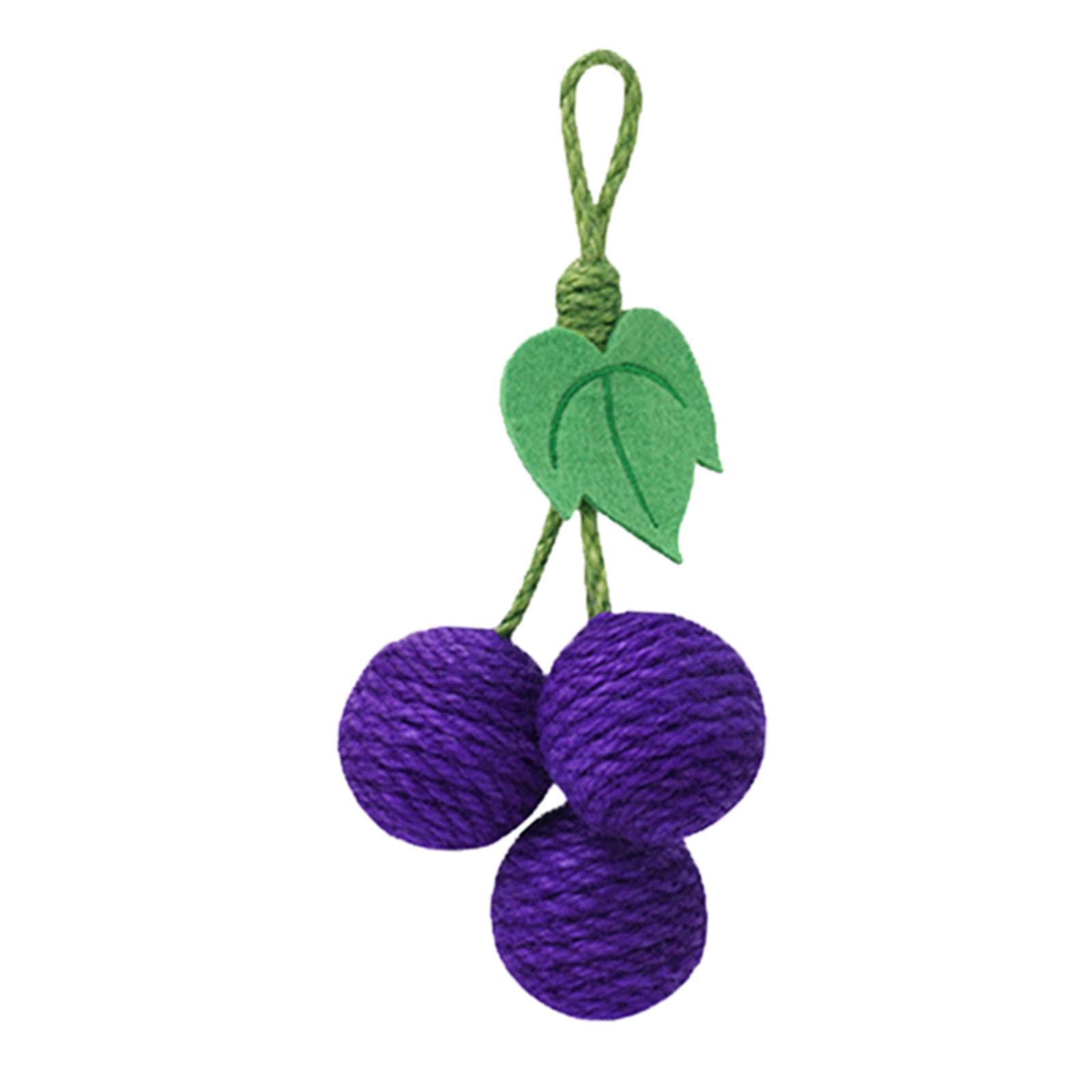 Atorse Chew Cat Toy Scratching Interactive Cat Toys Cat Toys Ball Grape 20Cmx10Cm