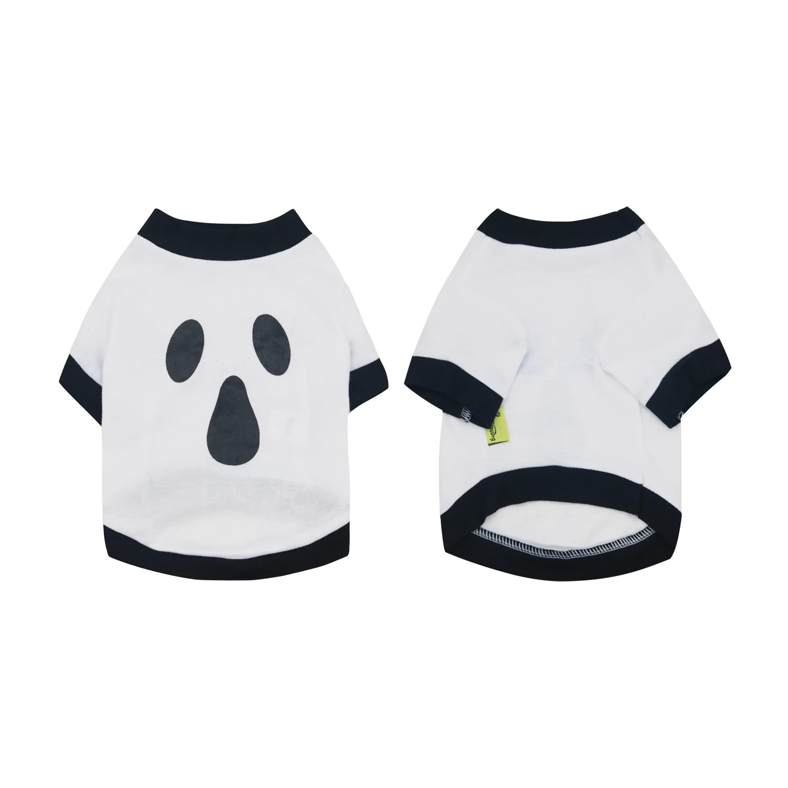Vavious Winter Dog Jacket - Ghost Costume Sweater For Small Dogs - White, X-Small