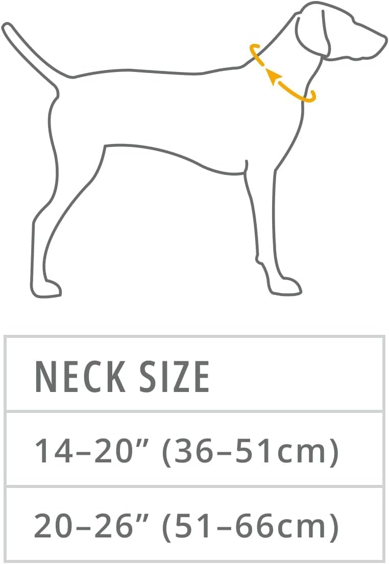 Ruffwear, Knot-A-Collar, Climbing Rope Dog Collar For Everyday Use, Obsidian Black, 20''-26''
