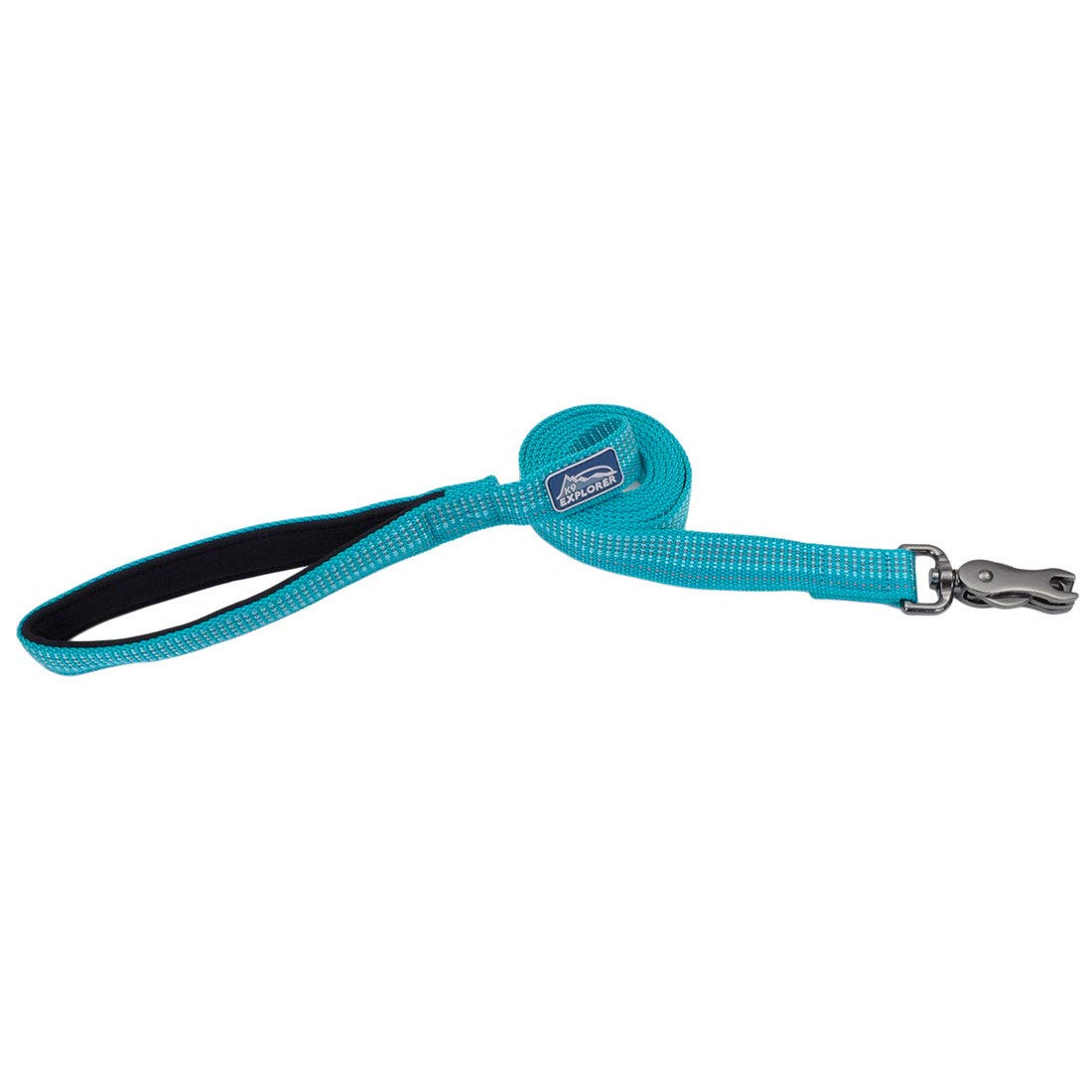 Coastal - K-9 Explorer - Brights Reflective Dog Leash, Ocean, 5/8'' x 06'