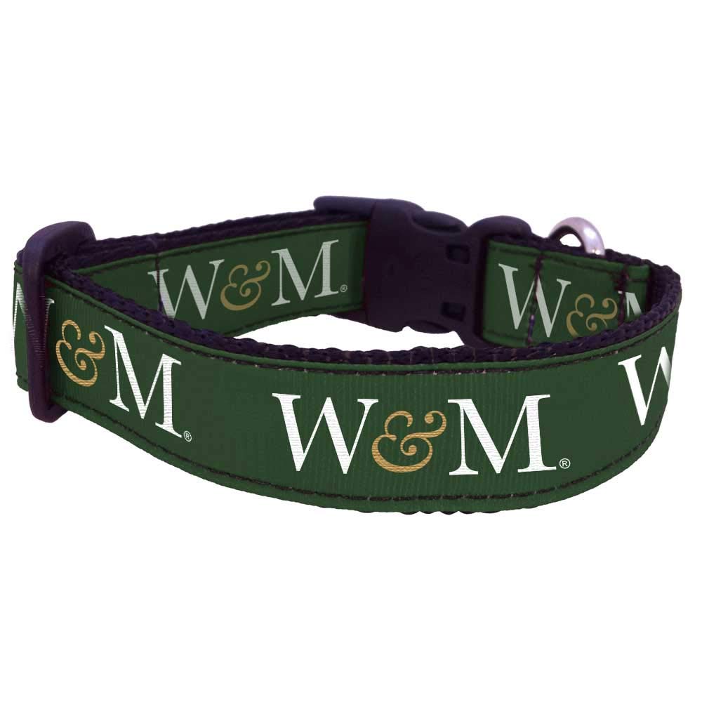 College Dog Collar (Large, William And Mary)