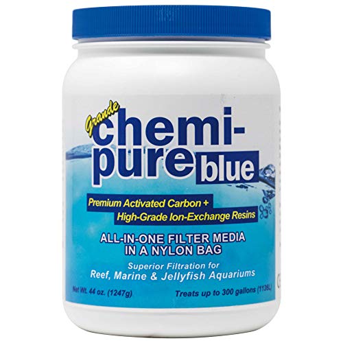 Boyd Enterprises Cpblu44 Chemi-Pure Blue Grande Aquarium Filtration, 44 Oz, Black