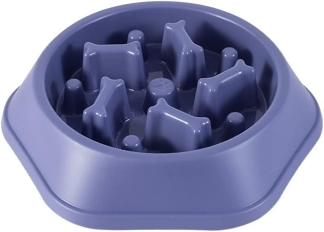 Dumleto Slow Feeder Dog Bowl Anti Gulping Healthy Eating Interactive Bloat Stop Fun Alternative Non Slip Dog Slow Food Feeding P