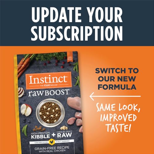 Instinct Raw Boost Grain Free Recipe with Real Chicken Natural Dry Dog Food, 21 lb. Bag