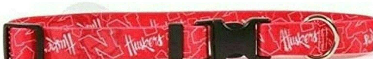 Nebraska Cornhuskers Pet Collar Size M - Special Order