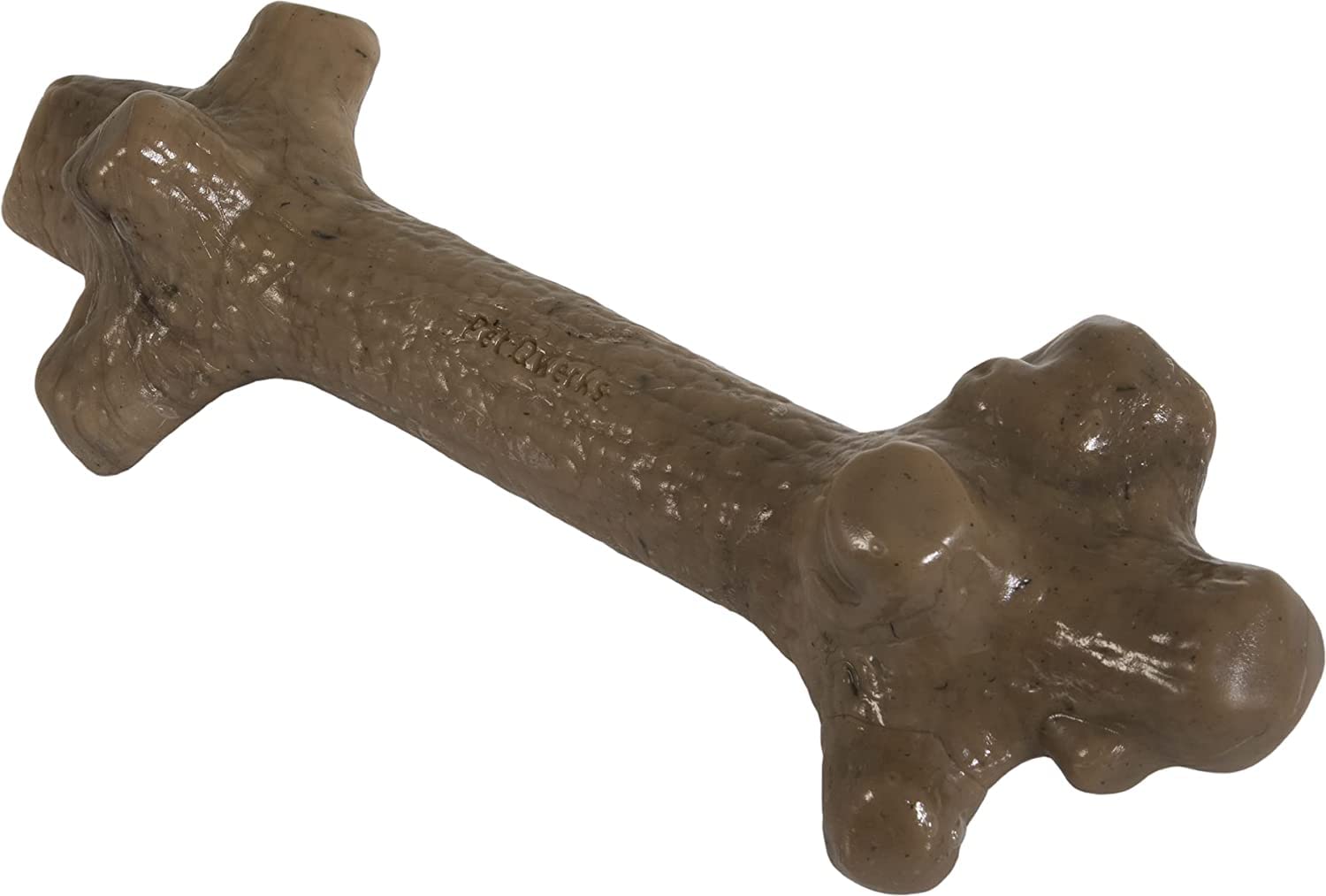 Pet Qwerks Nylon Stick Barkbone - Durable Dog Toys For Aggressive Chewers - Peanut Butter Flavor - 6'