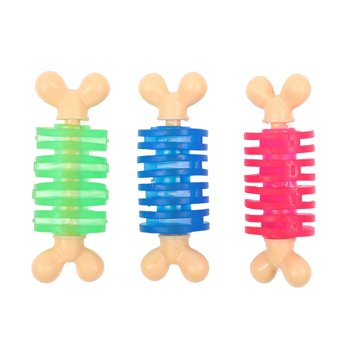 Pet Fun Durable Dog Dental Chew Toy For Aggressive Chewers  Bone Shape For Teeth Cleaning, Plaque & Tartar Removal  Indestruct