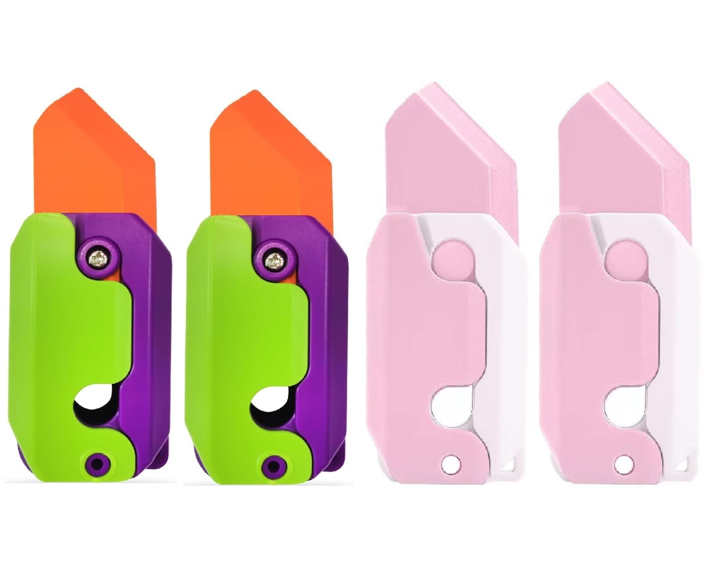 3D Printing Fidget Knife Toy For Adults - Funny Plastic Edc Carrot Knife Toy - Sensory Toys Anxiety Stress Relief Toy - Stocking