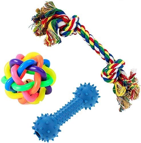 Psk Pet Mart Puppy Toys, Puppy Chew Toys, Dog Training Toy Set With Ball Ropes And Squeaky Toys For Small Doggie And Pets,Pack O