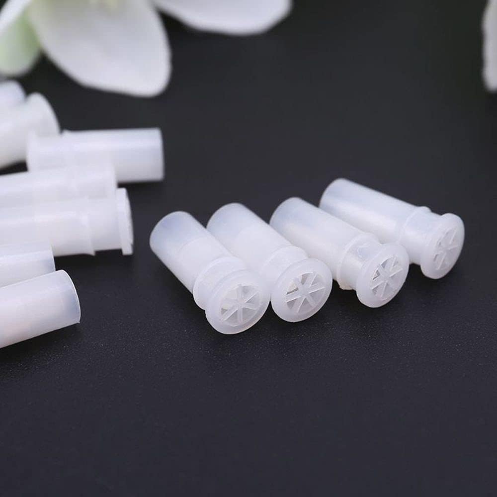 Jinshining 100 Pcs Noise Makers Insert Squeakers, Plastic Dog Squeaky Toy Whistles,Insert Replacements Diy Accessories Toys,Dog