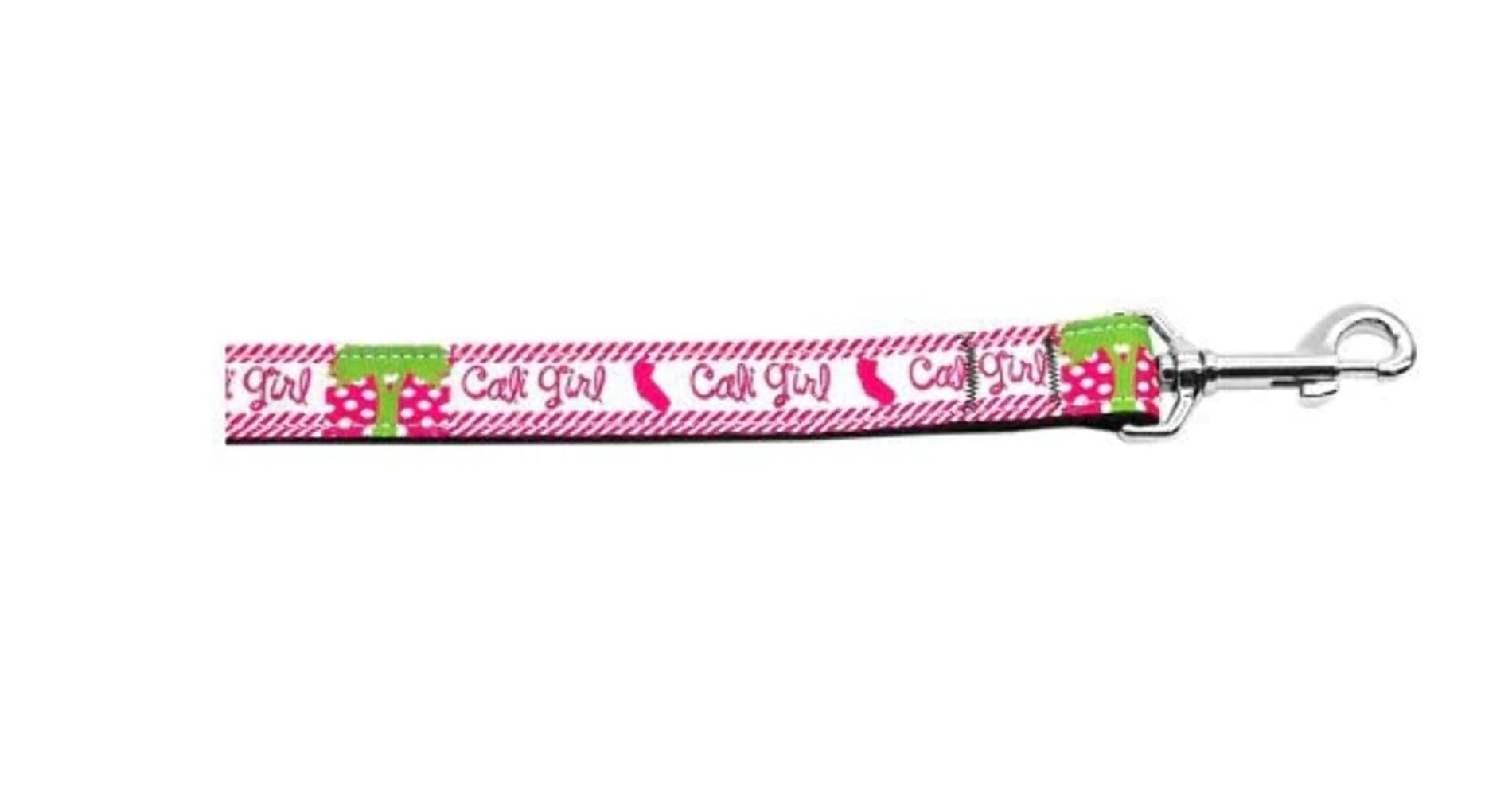 Pet Dog & Cat Nylon Collar or Leash, "Cali Girl" SM Collar