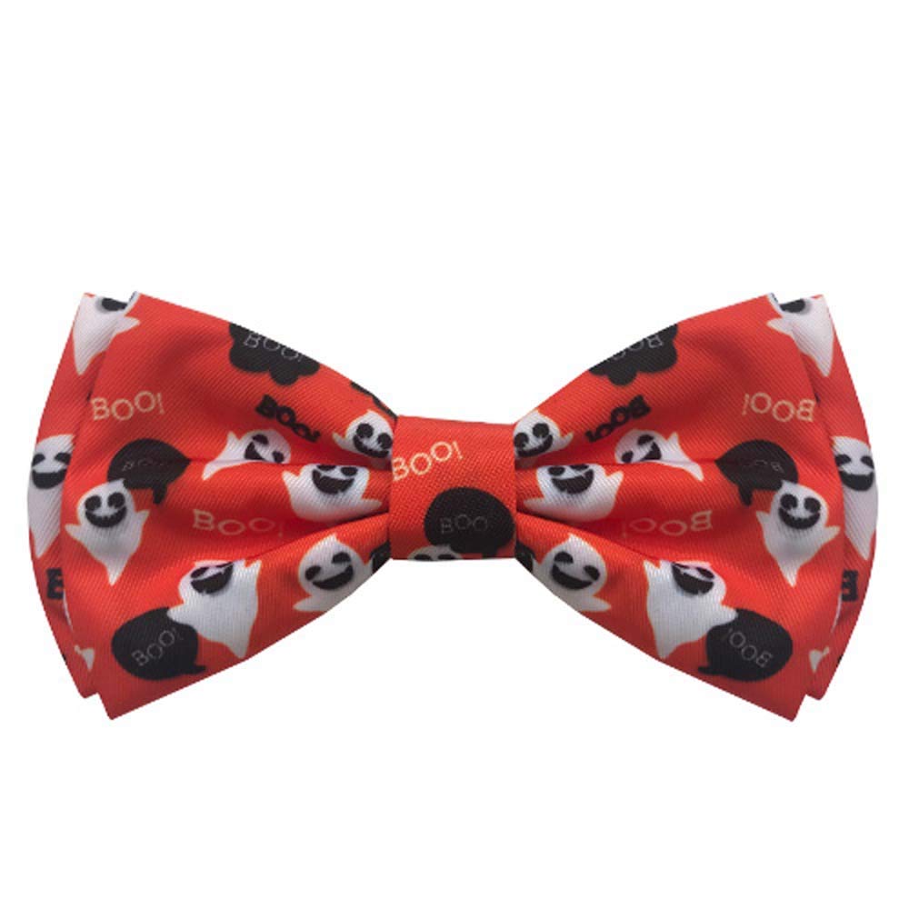 Huxley & Kent Bow Tie For Pets | Ghostbusters (Large) | Halloween Bow Tie Collar Attachment | Fun Bow Ties For Dogs & Cats | Cute, Comfortable, And Durable | H&K Bow Tie