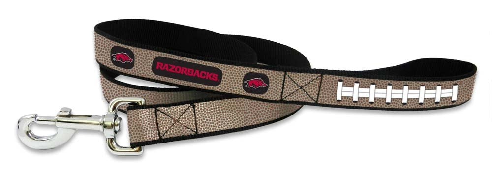 Arkansas Razorbacks Reflective Football Leash - L,Large,Silver