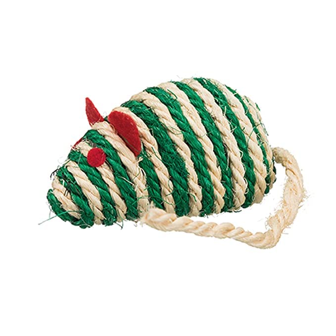 Woofy Cats Sisal Mouse Scratching Chew Toy  EcoFriendly Interactive Bite Resistant And Wear Resistant Rat Toy