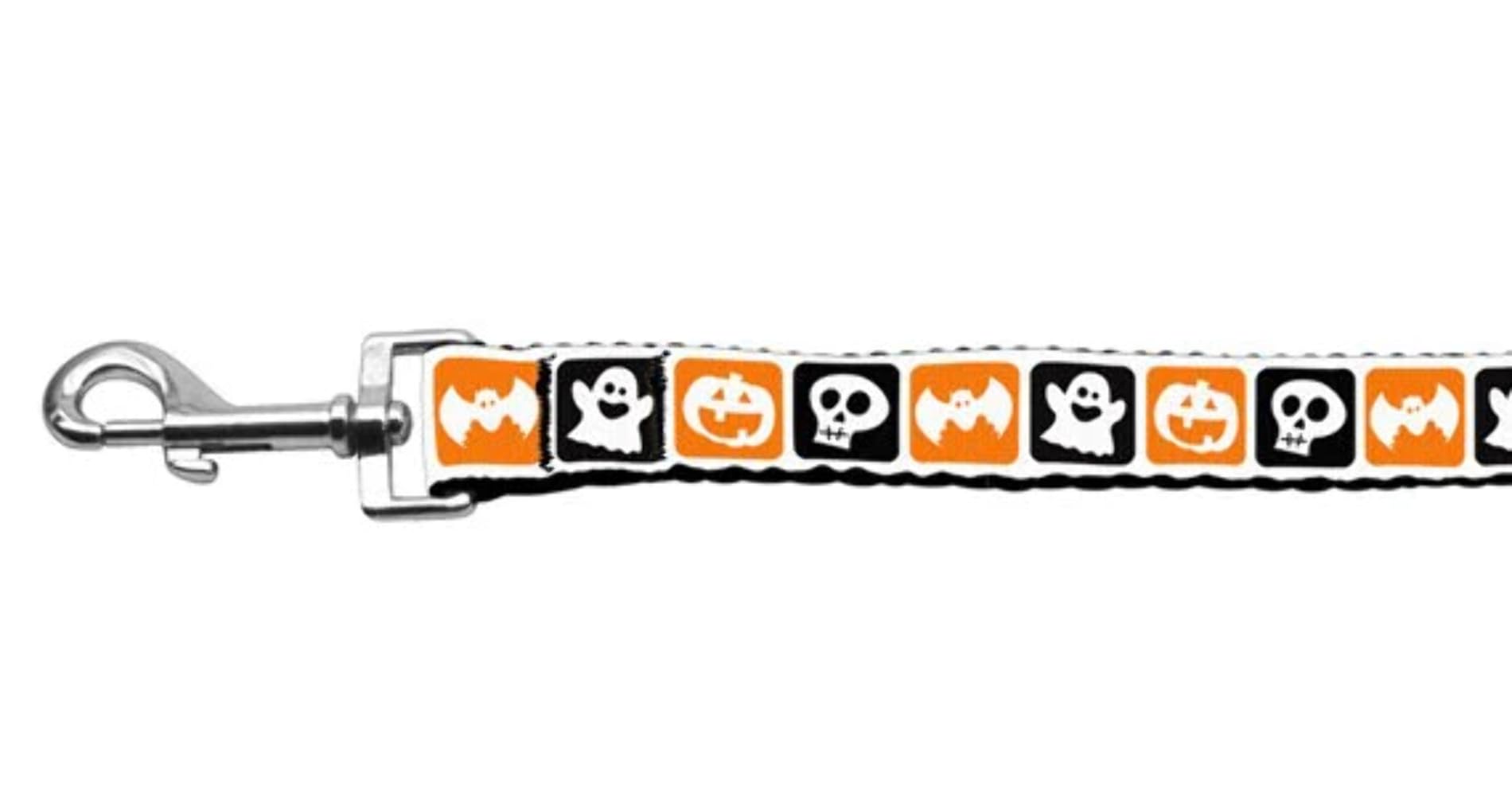 Halloween Pet Dog & Cat Nylon Collar or Leash, "Classic Halloween" XS Collar