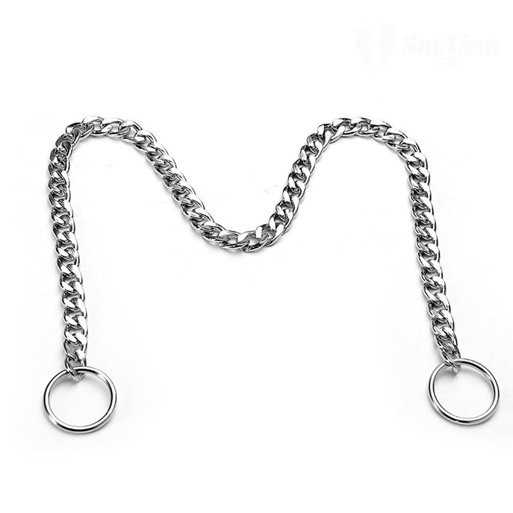Dog Chain Collars For Medium Dogs, Slip P Metal Link Training Heavy Duty Martingale Collar For Xs Small Medium Large Breed Dogs,