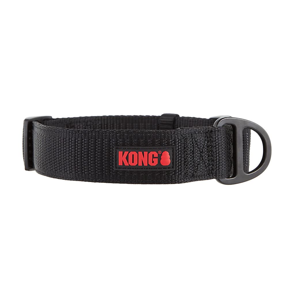 Kong Max Hd Ultra Durable Neoprene Padded Dog Collar (Large, Black)